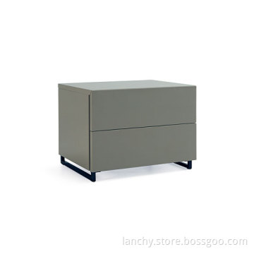 MDF Two Drawer Night Stand with High Lacquer (BD-CTG-1)